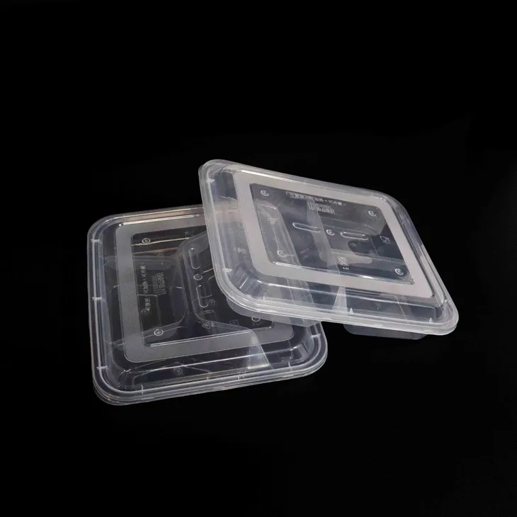 Portable Divided Plastic Food Containers - Perfect for Outdoor Dining (5)