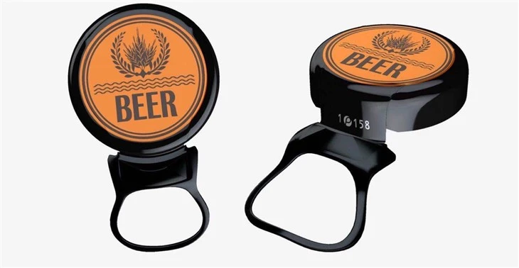 Wholesale Beer Bottle Easy Open Cap 26mm Pull Ring Crown Caps